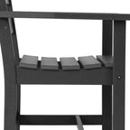WestinTrends Ashore Set da pranzo quadrato da esterno 5 pezzi in HDPE con poltrone