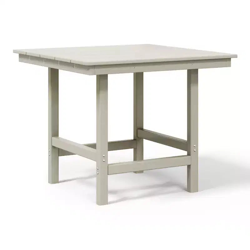 WestinTrends Ashore Set da pranzo quadrato da esterno 5 pezzi in HDPE con poltrone