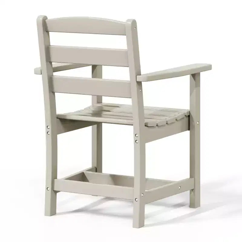 WestinTrends Ashore Set da pranzo quadrato da esterno 5 pezzi in HDPE con poltrone