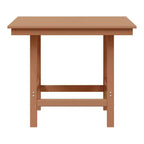 WestinTrends Ashore Set da pranzo quadrato da esterno 5 pezzi in HDPE con poltrone