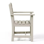 WestinTrends Ashore Set da pranzo da esterno in 6 pezzi in HDPE con panca