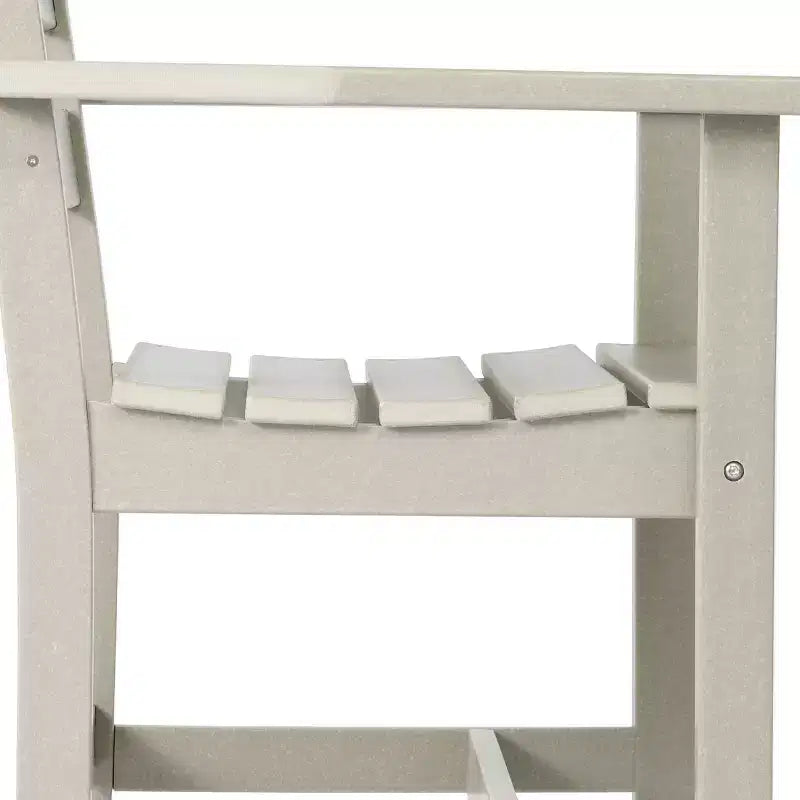 WestinTrends Ashore Set da pranzo da esterno in 6 pezzi in HDPE con panca
