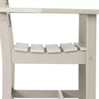 WestinTrends Ashore Set da pranzo da esterno in 6 pezzi in HDPE con panca