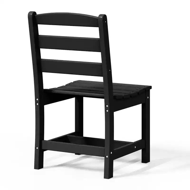 WestinTrends Ashore Set da pranzo da esterno rettangolare a 7 pezzi in HDPE con sedie laterali