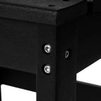 WestinTrends Ashore Set da pranzo da esterno rettangolare a 7 pezzi in HDPE con sedie laterali