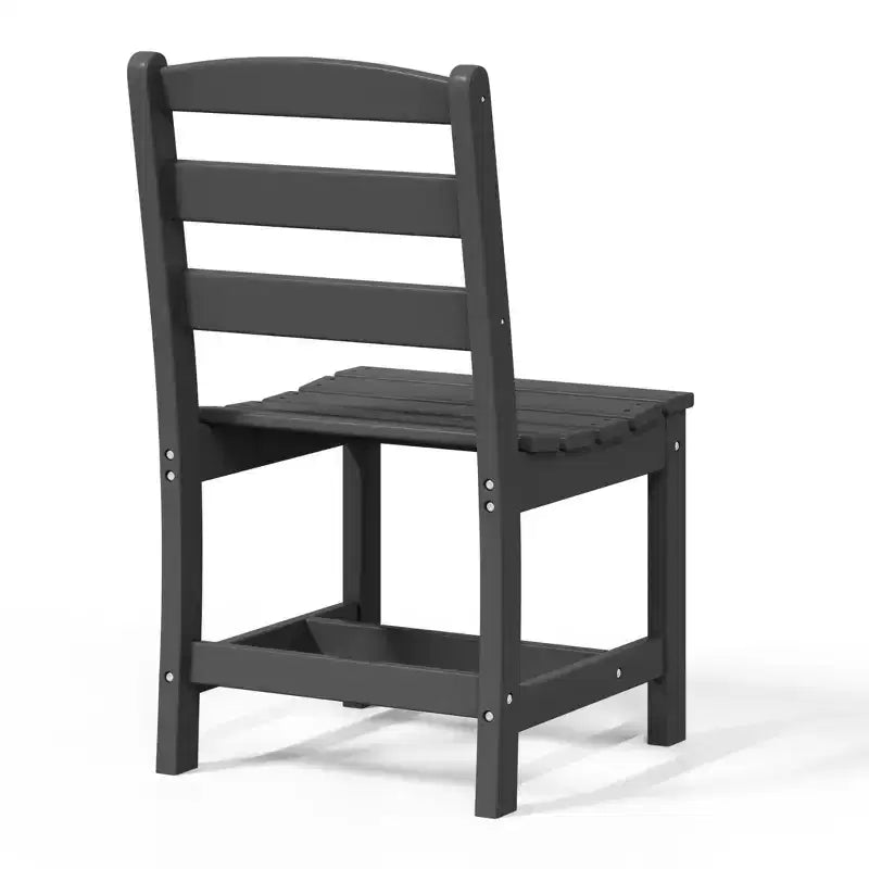 WestinTrends Ashore Set da pranzo da esterno rettangolare a 7 pezzi in HDPE con sedie laterali