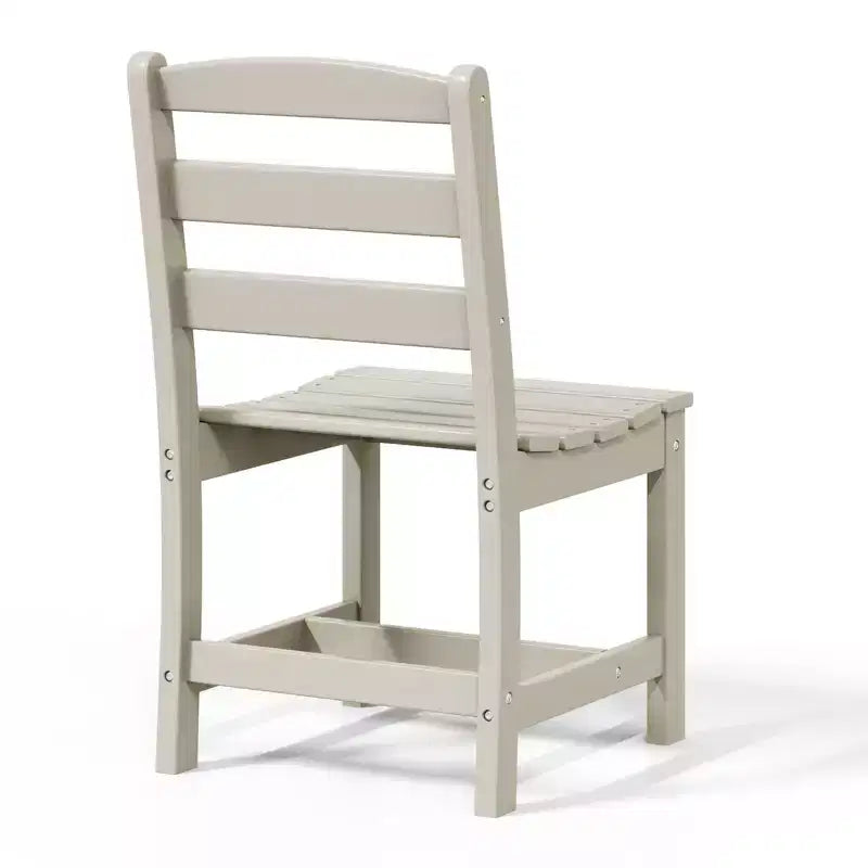 WestinTrends Ashore Set da pranzo da esterno rettangolare a 7 pezzi in HDPE con sedie laterali