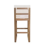 Christopher Knight Home Goleta Set Bar da Esterno in Legno di Acacia a 3 Pezzi con Cuscini Idrorepellenti