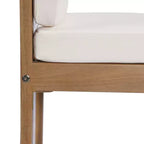 Christopher Knight Home Goleta Set Bar da Esterno in Legno di Acacia a 3 Pezzi con Cuscini Idrorepellenti