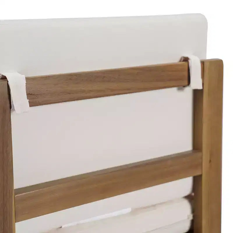 Christopher Knight Home Goleta Set Bar da Esterno in Legno di Acacia a 3 Pezzi con Cuscini Idrorepellenti