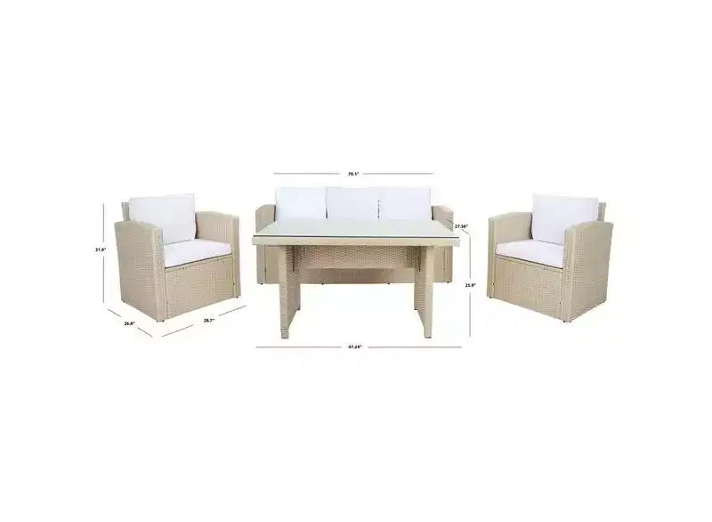 Ensemble de salle à manger Nyra - Intérieur/Extérieur - PAT7700 - Safavieh