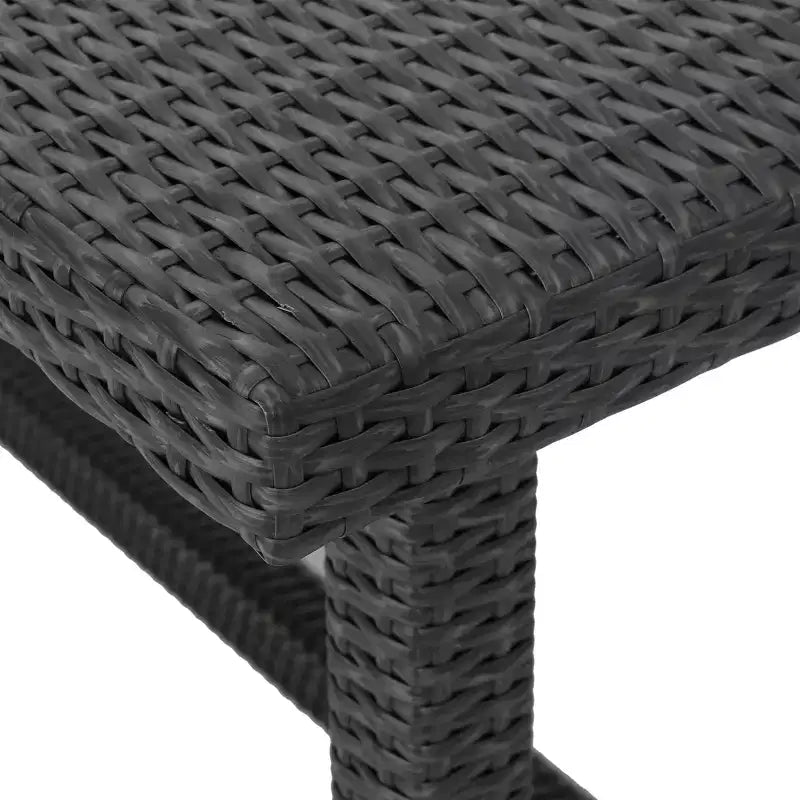 Christopher Knight Home Harlowe Set da Pranzo da Esterno a 7 Pezzi in Vimini con Cuscini