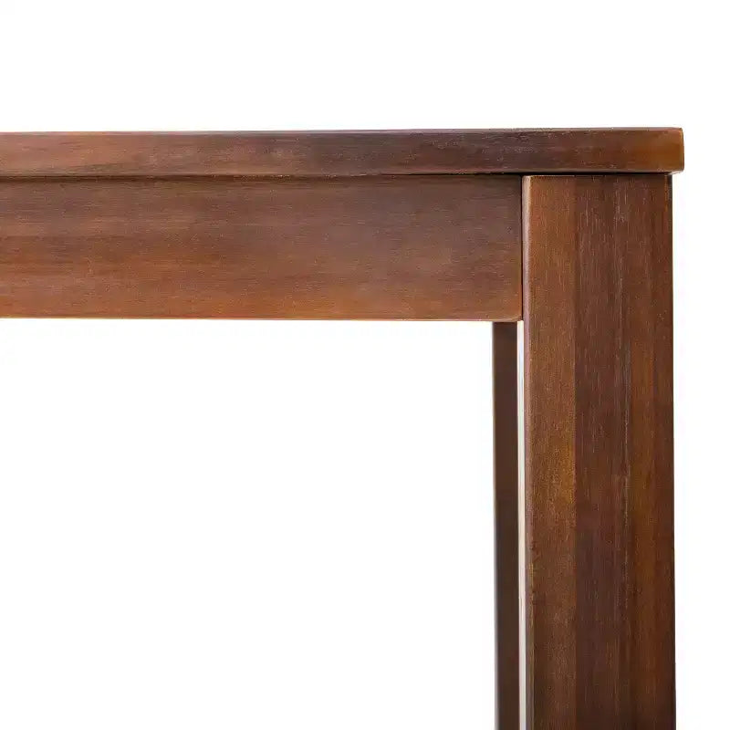 GDFStudio Paoha Set da pranzo da 7 pezzi in legno di acacia per esterni con design a doghe