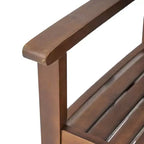 GDFStudio Paoha Set da pranzo da 7 pezzi in legno di acacia per esterni con design a doghe