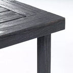 GDFStudio Broderick Ensemble de salle à manger d'extérieur 6 pièces en bois d'acacia avec banc et coussins