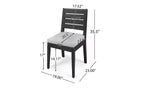 GDFStudio Broderick Ensemble de salle à manger d'extérieur 6 pièces en bois d'acacia avec banc et coussins