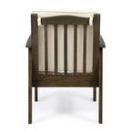 Christopher Knight Home Case, set da pranzo da esterni a 5 pezzi in legno di acacia con cuscini