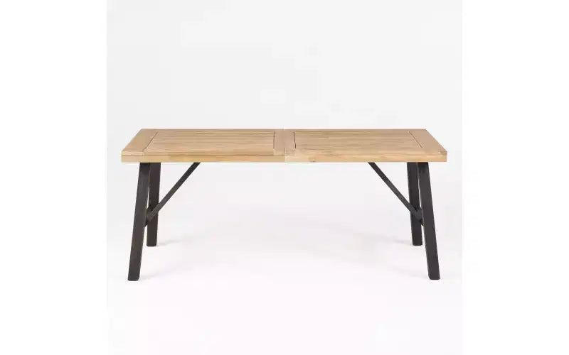 Christopher Knight Home Flora Ensemble de salle à manger d'extérieur 6 pièces en bois d'acacia et osier