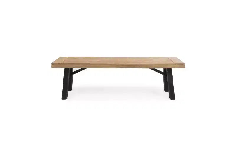 Christopher Knight Home Flora Ensemble de salle à manger d'extérieur 6 pièces en bois d'acacia et osier