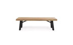 Christopher Knight Home Flora Ensemble de salle à manger d'extérieur 6 pièces en bois d'acacia et osier