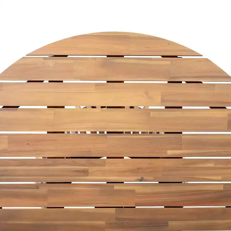 Christopher Knight Home Set da pranzo rustico da 5 pezzi in legno di acacia per patio