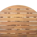Christopher Knight Home Set da pranzo rustico da 5 pezzi in legno di acacia per patio