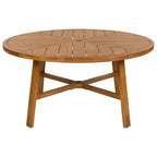 ModernLuxe Set da Pranzo per Esterni da 5 Pezzi, Mobili da Giardino con 4 Poltrone e 1 Tavolo per Giardino, Balcone, Cortile, Telaio in Legno di Acacia, Beige+Naturale