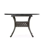 Christopher Knight Home Windley Set da Pranzo Espandibile da Esterno a 7 Pezzi in Alluminio