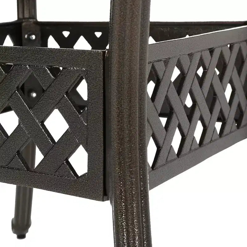 Christopher Knight Home Windley Set da Pranzo Espandibile da Esterno a 5 Pezzi in Alluminio