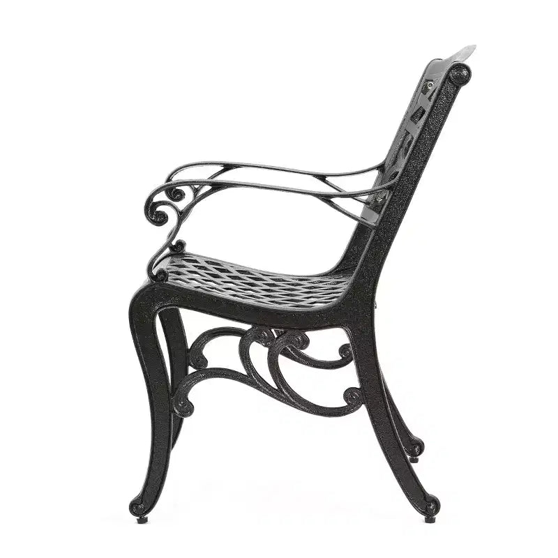 Christopher Knight Home Windley Set da Pranzo Espandibile da Esterno a 5 Pezzi in Alluminio