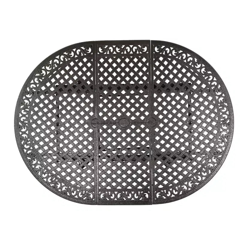 Christopher Knight Home Windley Set da Pranzo Espandibile da Esterno a 5 Pezzi in Alluminio