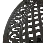 Christopher Knight Home Windley Set da Pranzo Espandibile da Esterno a 5 Pezzi in Alluminio
