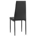 Set da pranzo MAYEERTY 7 pezzi - Tavolo rettangolare in legno e 6 sedie imbottite per riunioni di famiglia