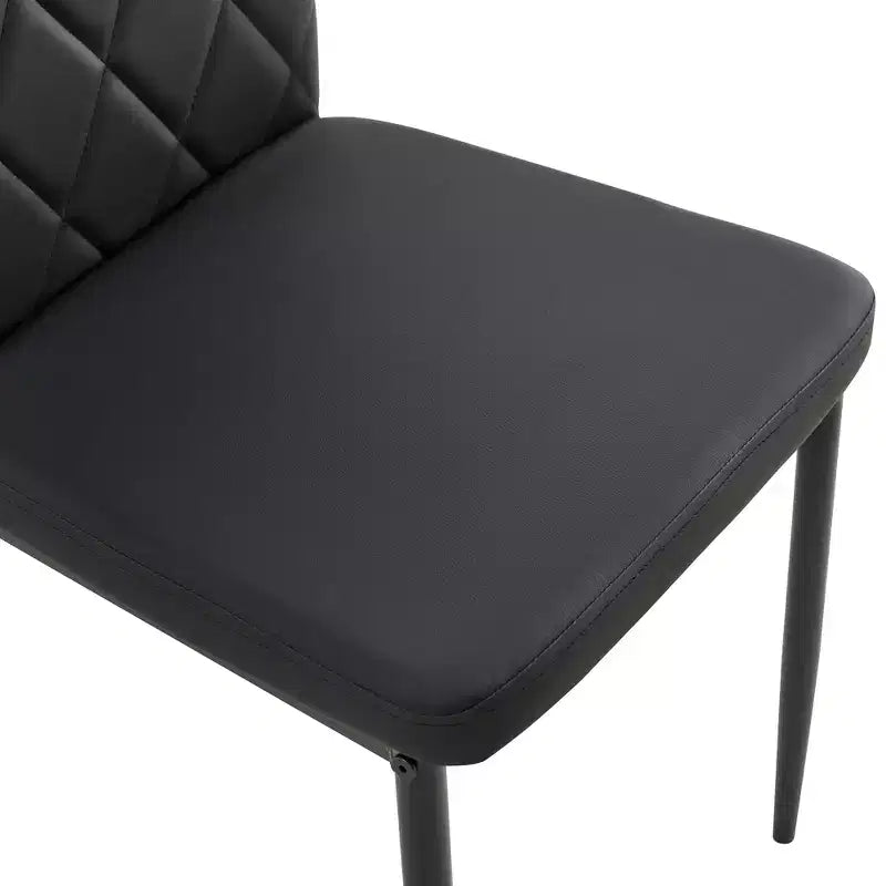 Set da pranzo MAYEERTY 7 pezzi - Tavolo rettangolare in legno e 6 sedie imbottite per riunioni di famiglia