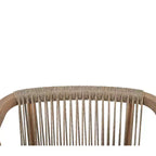 Christopher Knight Home Olcott Set da Pranzo da Esterno di 7 Pezzi in Legno di Acacia con Tavolo Allungabile e Sedie con Braccioli Intrecciati in Corda
