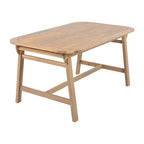 Christopher Knight Home Olcott Set da Pranzo da Esterno di 7 Pezzi in Legno di Acacia con Tavolo Allungabile e Sedie con Braccioli Intrecciati in Corda