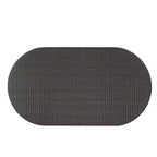 GDFStudio Set da Pranzo da Esterno in Rattan a 7 Pezzi Slate con Sedie Impilabili