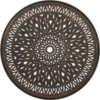 Set da pranzo VINGLI a 5 pezzi per esterni, tavolo e sedie da esterno in alluminio pressofuso per tutte le stagioni con cuscino, set da pranzo per patio esterno