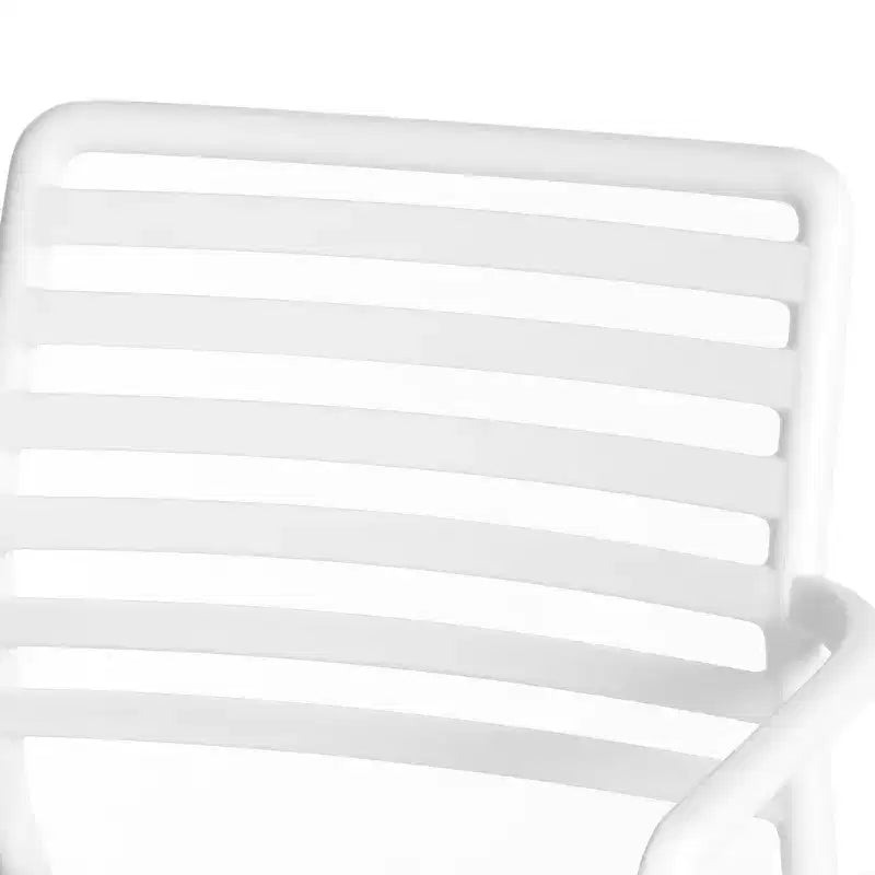 WestinTrends Playa Ensemble de table à manger de 5 pièces en métal pour l'intérieur et l'extérieur avec chaises de patio en plastique empilables