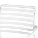 WestinTrends Playa Ensemble de table à manger de 5 pièces en métal pour l'intérieur et l'extérieur avec chaises de patio en plastique empilables