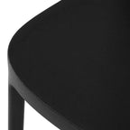 Ensemble de table à manger de patio ronde en métal 5 pièces d'intérieur/extérieur WestinTrends Playa avec chaises de patio empilables