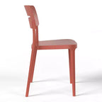 Ensemble de table à manger de patio ronde en métal 5 pièces d'intérieur/extérieur WestinTrends Playa avec chaises de patio empilables