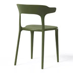 WestinTrends Playa Set Tavolo da Pranzo da Esterno in Metallo a 5 Pezzi con Sedie da Giardino Impilabili