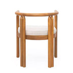 Christopher Knight Home Mordak Set da Pranzo Rustico da Giardino 7 Pezzi in Legno di Acacia con Cuscini