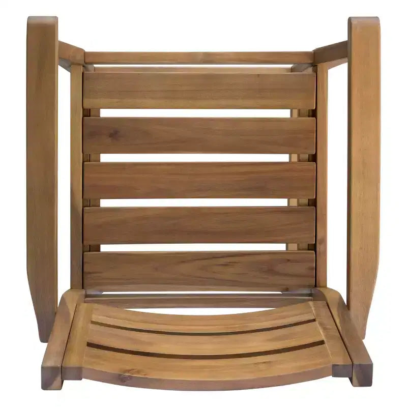 GDFStudio Brigitte Set Bar da Esterno 5 Pezzi in Legno di Acacia con Design a Doghe