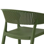 WestinTrends Playa, set da pranzo da esterni a 5 pezzi, con tavolo quadrato e sedie impilabili.