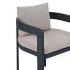 Christopher Knight Home Ofer Set da pranzo da 7 pezzi in alluminio e legno di acacia