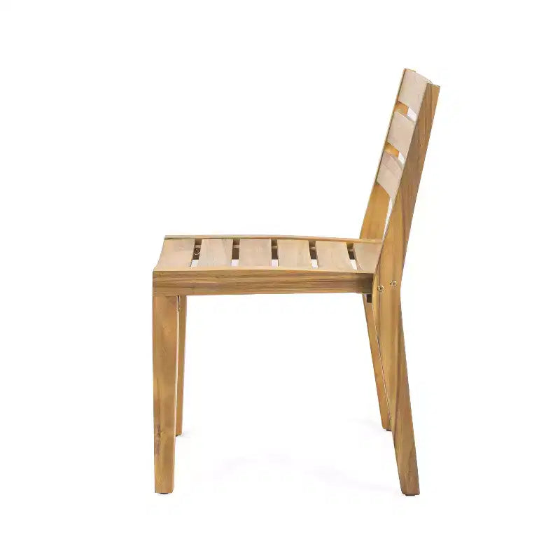 Christopher Knight Home Penelope Ensemble de salle à manger d'extérieur rustique 7 pièces en bois d'acacia avec table en rotin