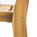 Christopher Knight Home Penelope Ensemble de salle à manger d'extérieur rustique 7 pièces en bois d'acacia avec table en rotin