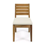 Christopher Knight Home Miranda, set da pranzo rustico da esterno in 6 pezzi con vimini, legno di acacia a doghe e cuscini